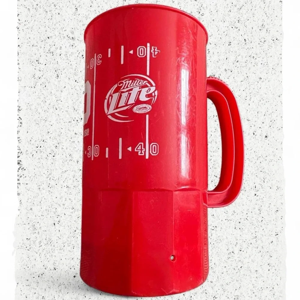 OSU Miller-Lite Red Plastic Travel Mug with Handle